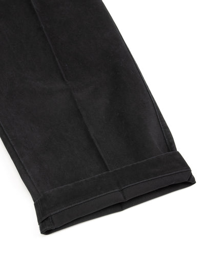 MotivMfg Bund Trousers - Black Super Cotton Sateen - Standard & Strange