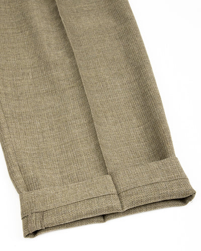 MotivMfg Bund Trousers - Sage Micro Check Suiting - Standard & Strange