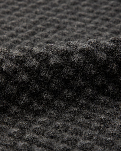 MotivMfg Cashmere Bubble Knit Mockneck - Grey Flannel - Standard & Strange