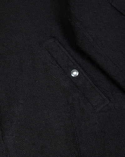 MotivMfg Mirage Jacket - Black Linen/Wool Herringbone - Standard & Strange