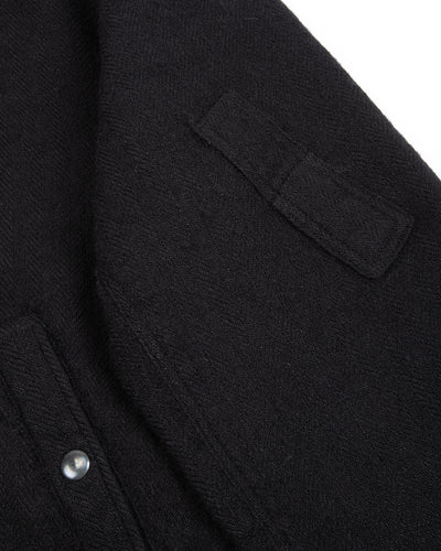 MotivMfg Mirage Jacket - Black Linen/Wool Herringbone - Standard & Strange