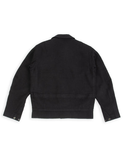 MotivMfg Mirage Jacket - Black Linen/Wool Herringbone - Standard & Strange