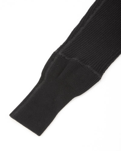 MotivMfg Swedish Thermal Shirt - Black Cotton/Linen Rib Jersey - Standard & Strange