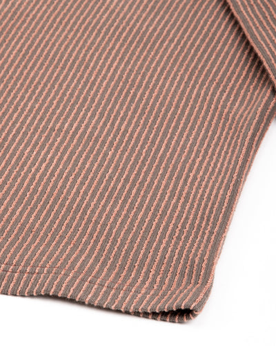 MotivMfg Swedish Thermal Shirt - Garnet Cotton/Linen Rib Jersey - Standard & Strange