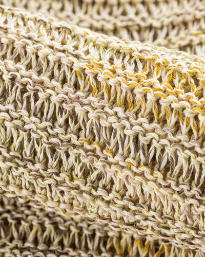 Olde H & Daughter Cotton Wrap Stitches Boat Neck Pullover - Desert 10 - Standard & Strange