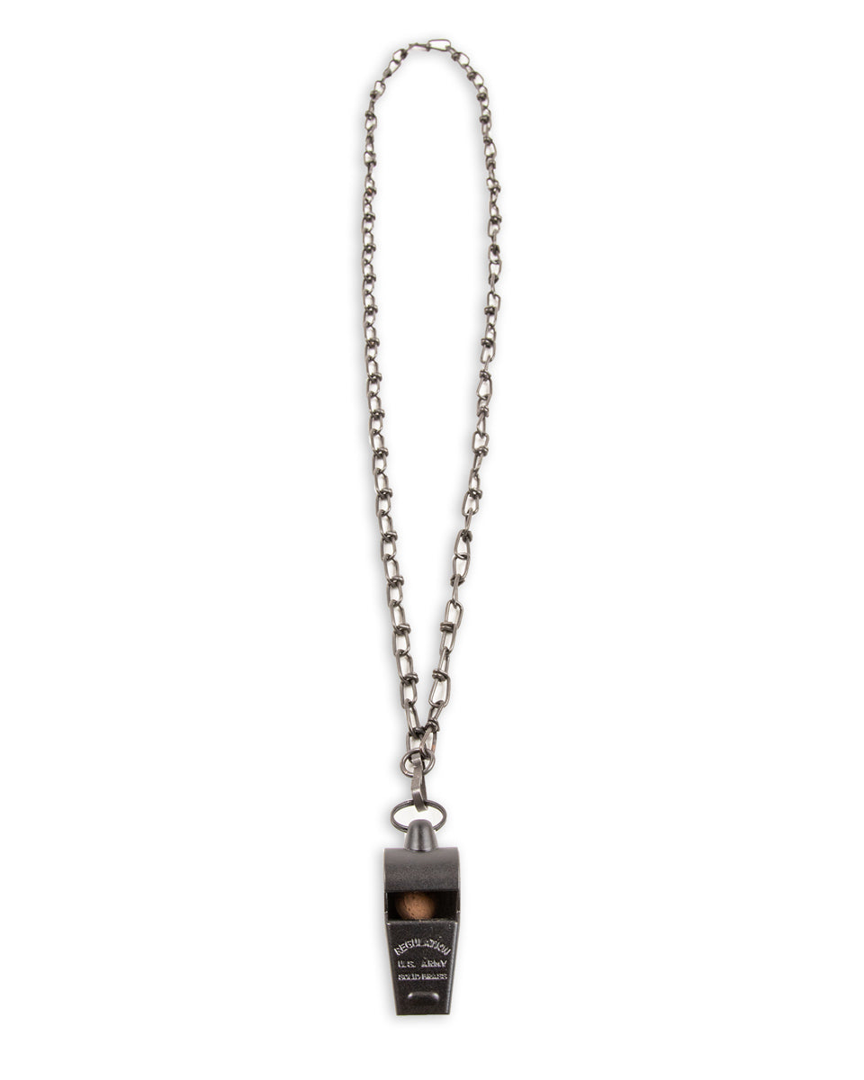 The Real McCoy's Aviator Whistle - Black Paint - Standard & Strange
