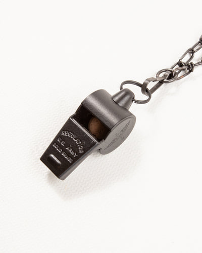 The Real McCoy's Aviator Whistle - Black Paint - Standard & Strange