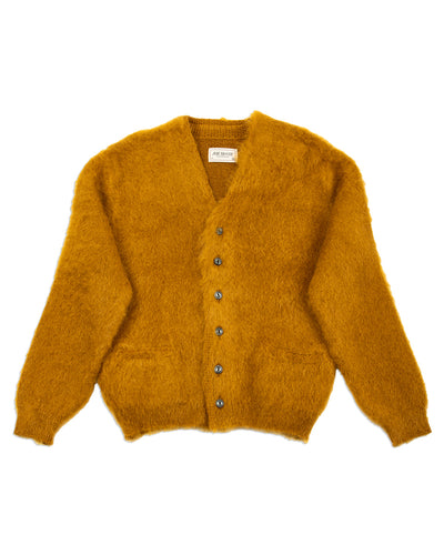 The Real McCoy's Joe McCoy Mohair Cardigan - Mustard - Standard & Strange