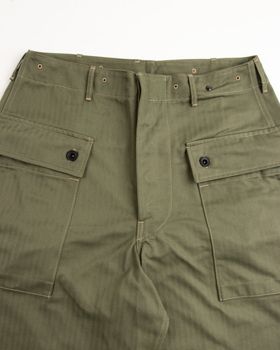 The Real McCoy's P-44 Utility Trousers - Sage Green - Standard & Strange