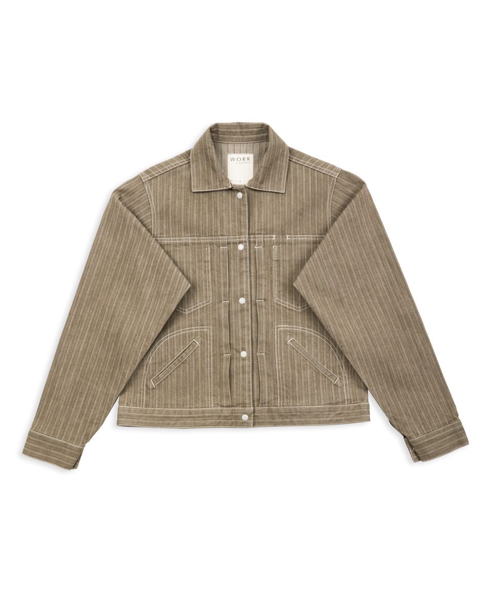 W'Menswear Engineers Jacket - Brown - Standard & Strange