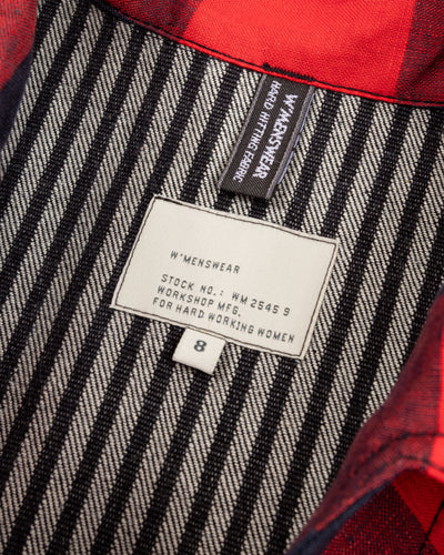 W'Menswear Hunter Fisher Coat - Denim/Red - Standard & Strange
