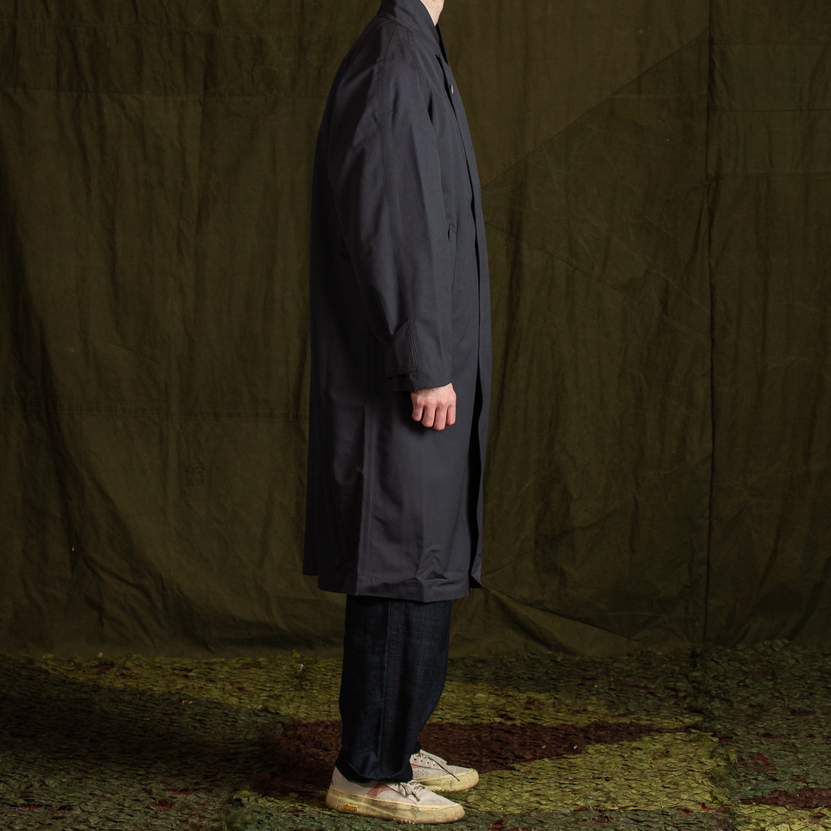 MotivMfg Opera Raglan Coat - Optim Technology Wool/Steel - Standard & Strange