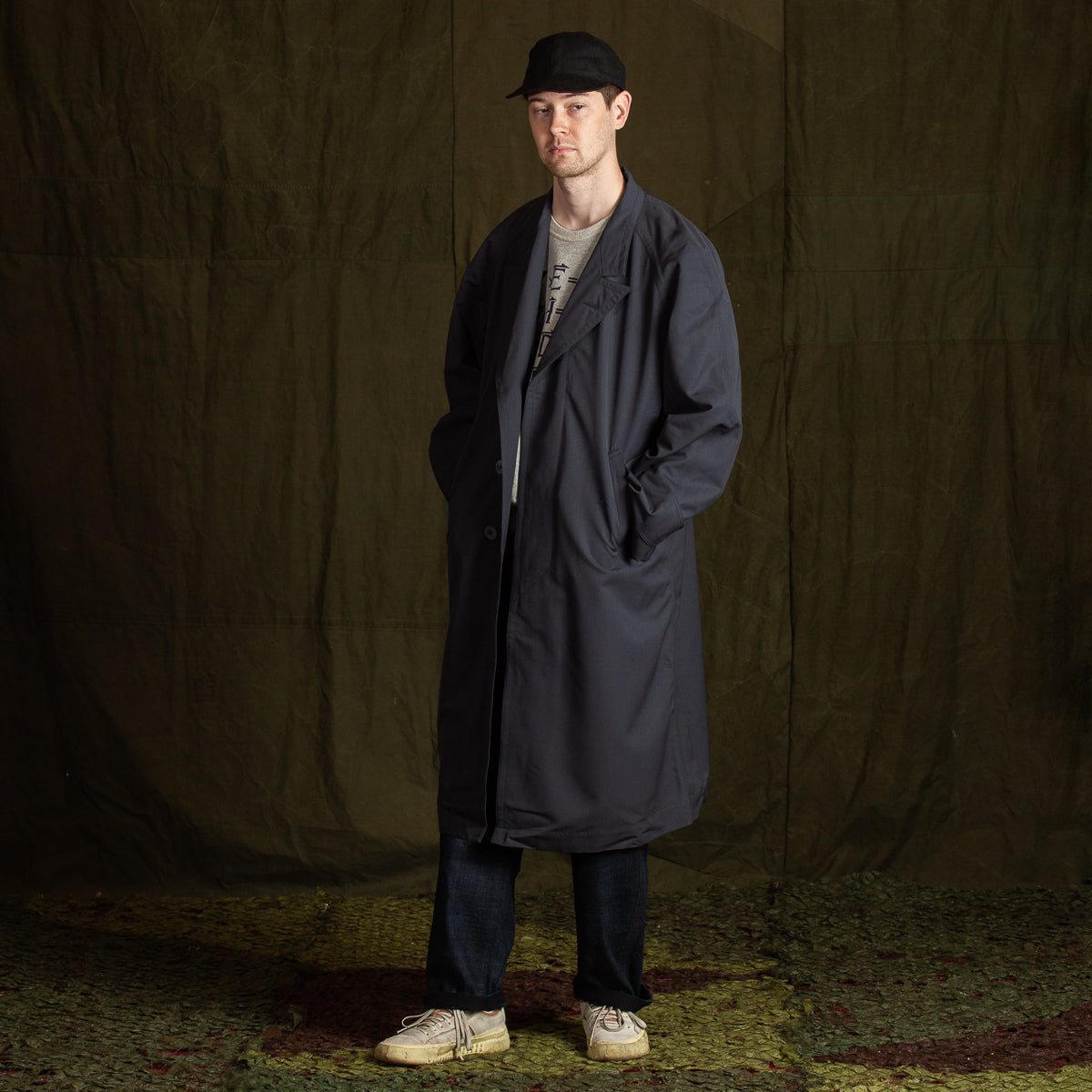 MotivMfg Opera Raglan Coat - Optim Technology Wool/Steel - Standard & Strange
