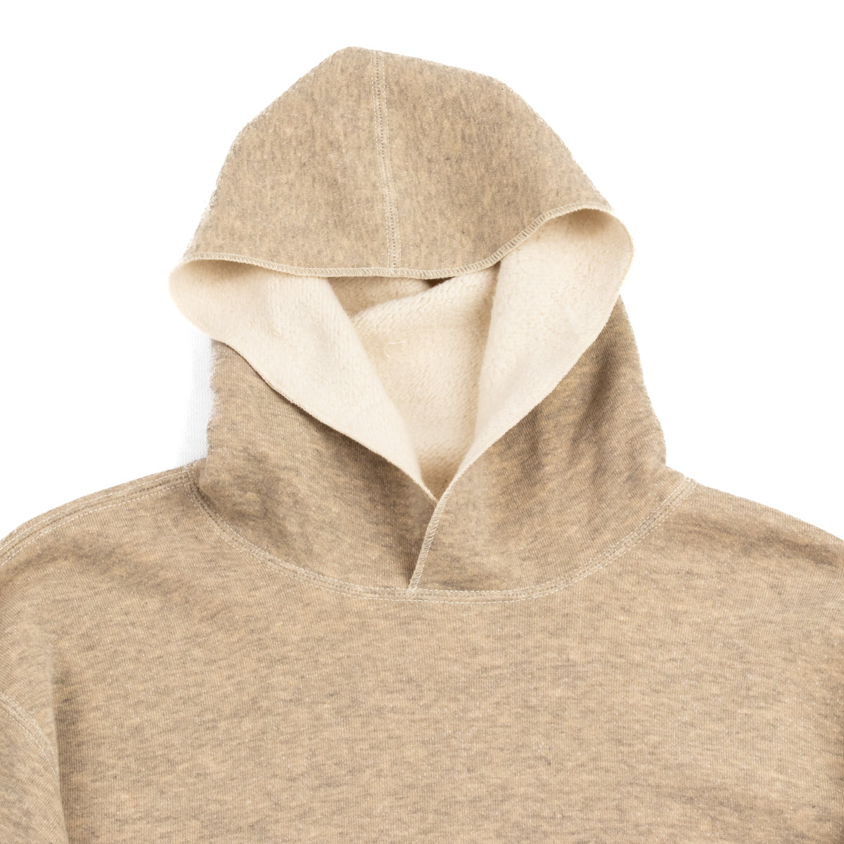 The Real McCoy's Boxing Glove Pocket Hooded Sweatshirt - Oatmeal - Standard & Strange
