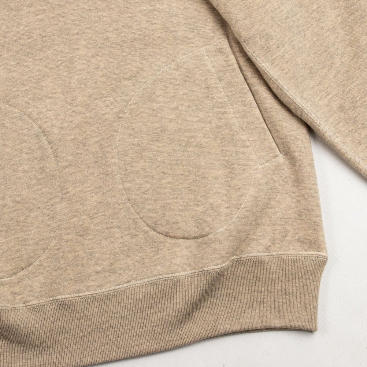 The Real McCoy's Boxing Glove Pocket Hooded Sweatshirt - Oatmeal - Standard & Strange