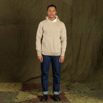 The Real McCoy's Boxing Glove Pocket Hooded Sweatshirt - Oatmeal - Standard & Strange