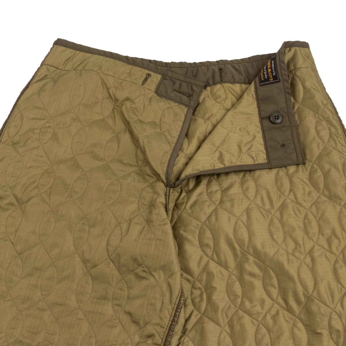 The Real McCoy's Liner, Trousers, Men's, Field, M-65 - Olive - Standard & Strange