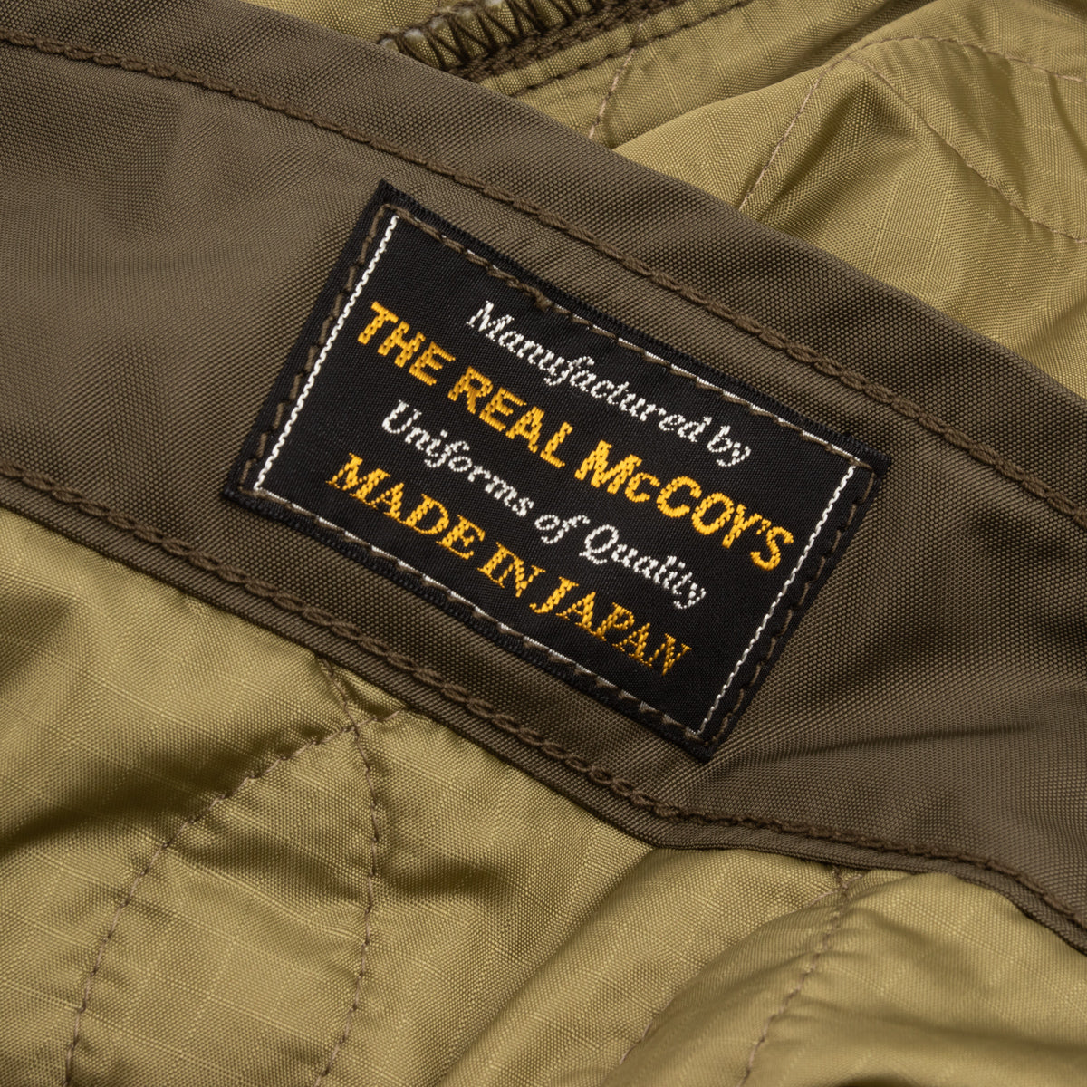 The Real McCoy's Liner, Trousers, Men's, Field, M-65 - Olive - Standard & Strange